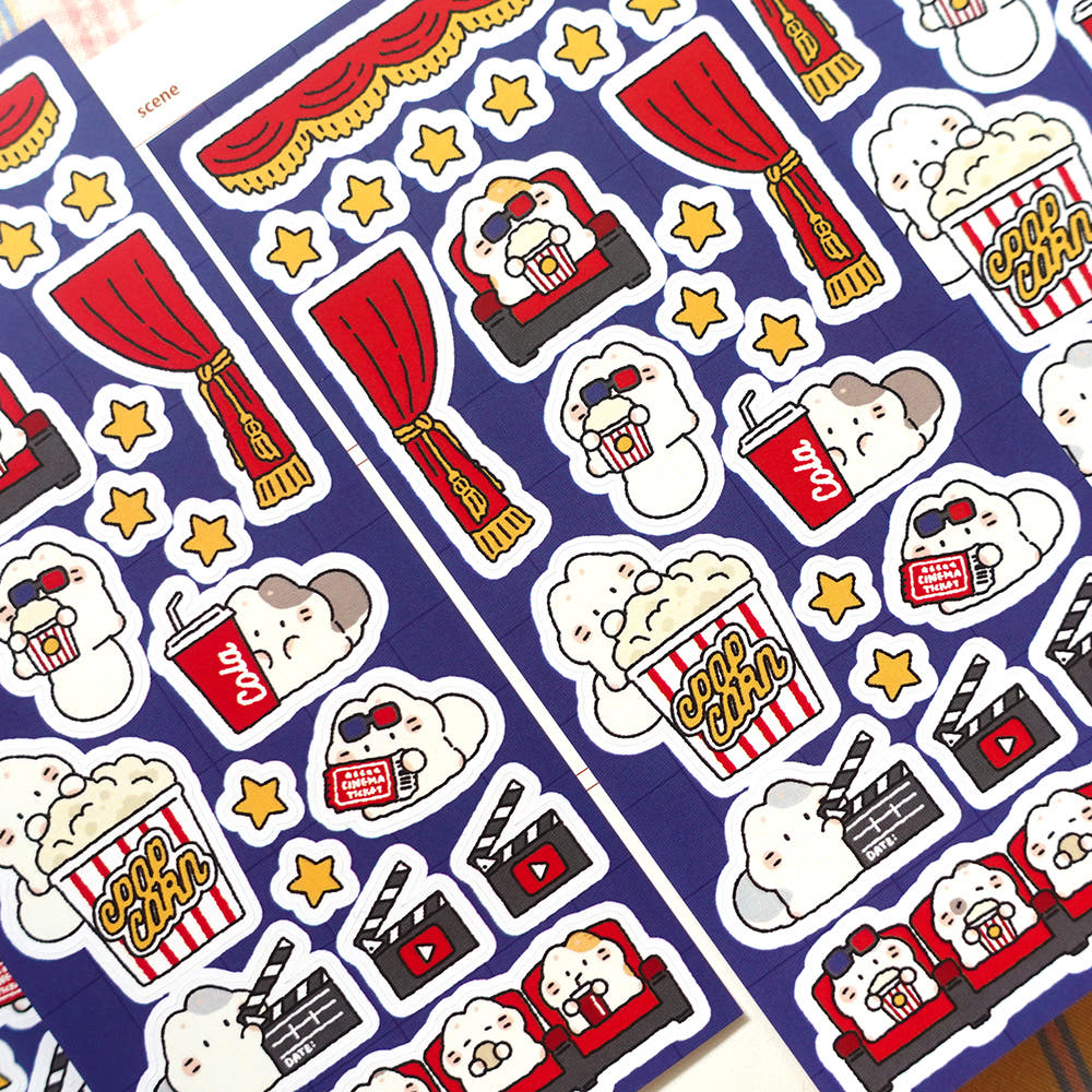 STUDIO FONDUE - Sticker Mayo & Le Cinéma Version 7