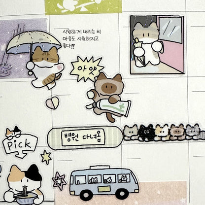 DDDINGDDONG - Sticker Jour de Pluie