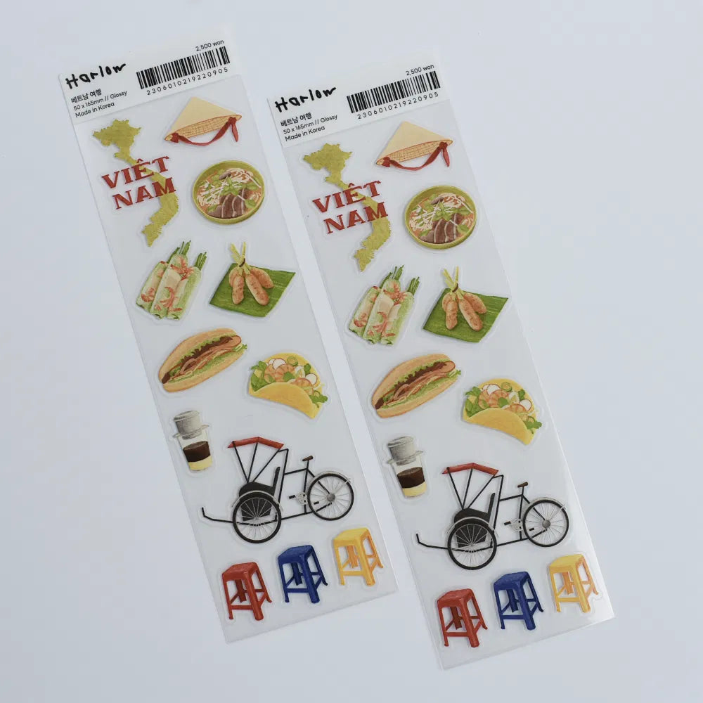 HARLOW - Sticker Voyage dans le Monde