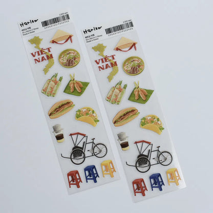 HARLOW - Sticker Voyage dans le Monde