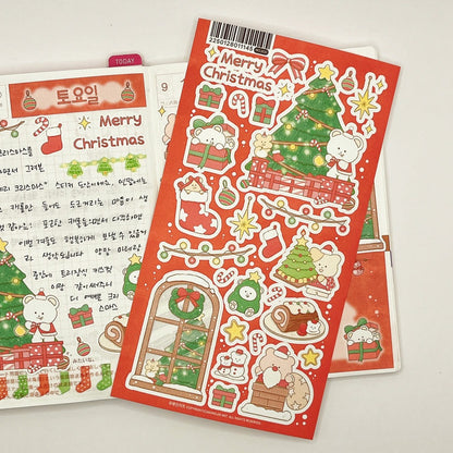 MONGJIN ART - Sticker Merry Christmas