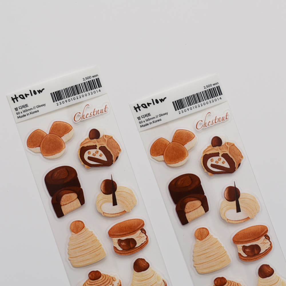 HARLOW - Sticker Desserts d'Automne