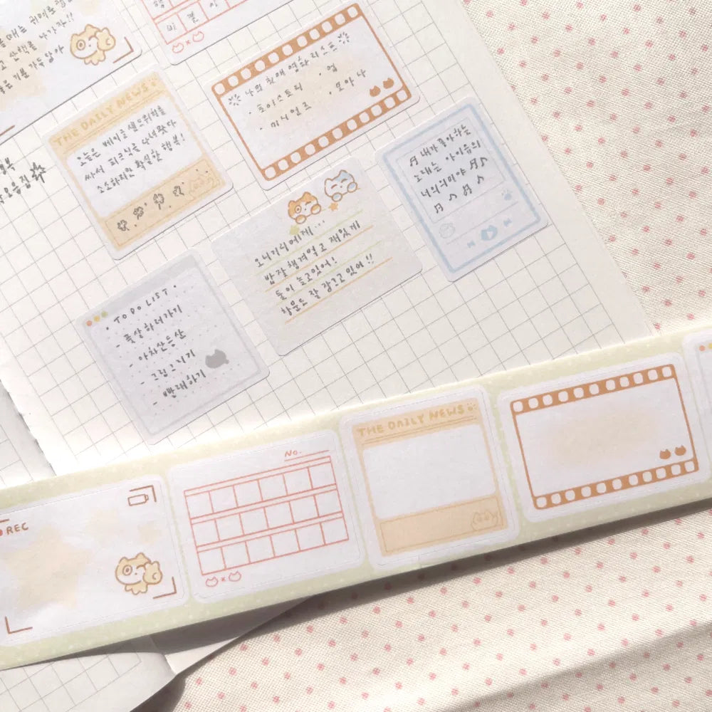 GODONGSANG - Kiss Cut Journaling Carré Chats