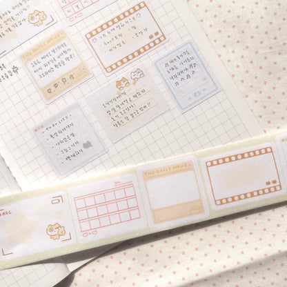 GODONGSANG - Kiss Cut Journaling Carré Chats