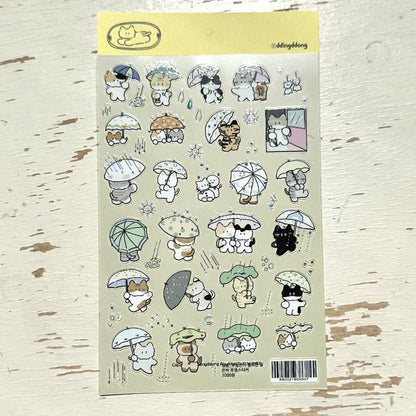 DDDINGDDONG - Sticker Jour de Pluie