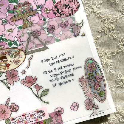 GNUNIM0 - Sticker Fleur Onagre Rosée