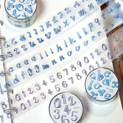 FROM TO STUDIO - Kiss Cut Alphabet Ribbons