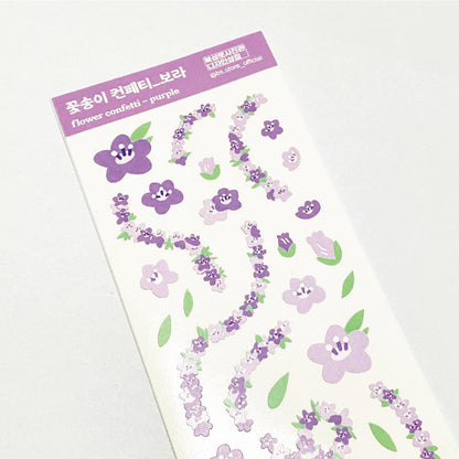 BS STORE - Sticker Confettis de Fleurs