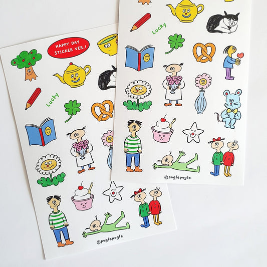 POGLE POGLE - Sticker Happy Day Version 1