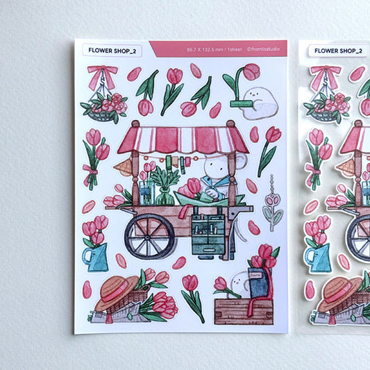 FROMTO STUDIO - Sticker Fleuriste2