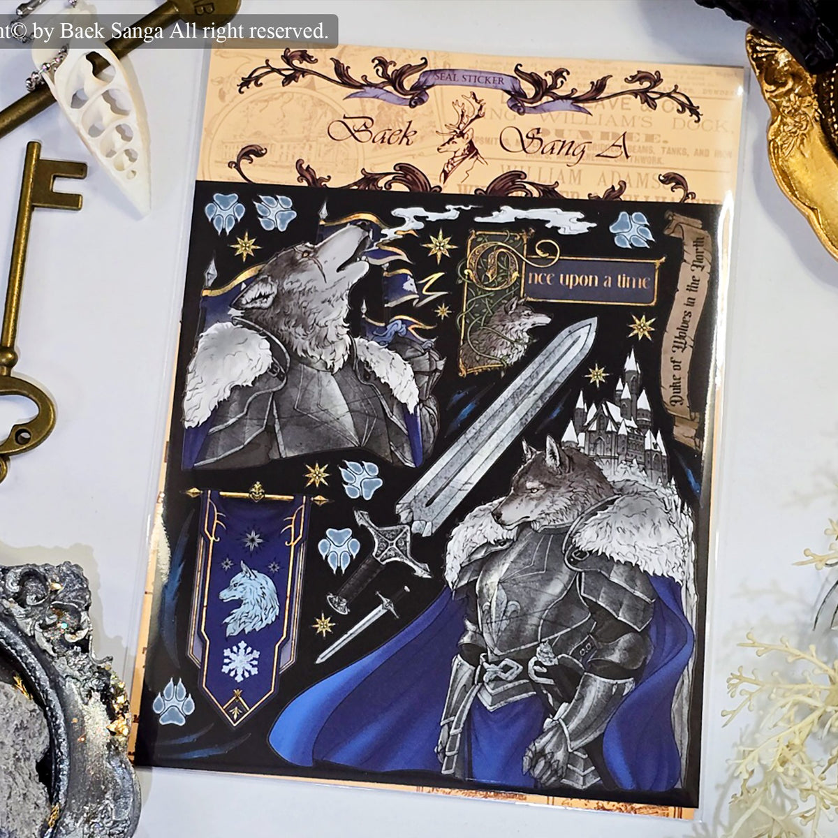 BAEK SANGA - Sticker Le Château du Grand Duc des Loups 🐺
