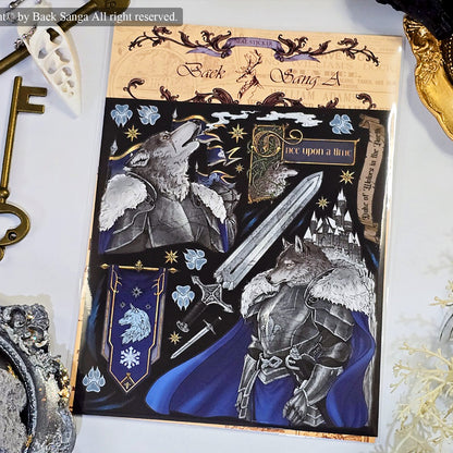 BAEK SANGA - Sticker Le Château du Grand Duc des Loups 🐺