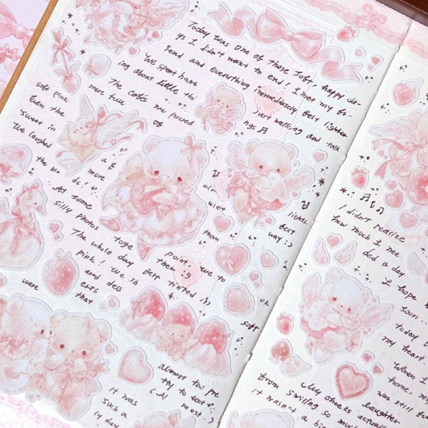 DEAR DOLLY - Sticker Strawberry Cupid Vintage