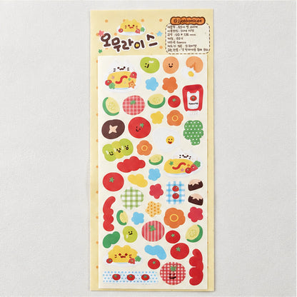 JJOKKOMICAT - Sticker Omurice
