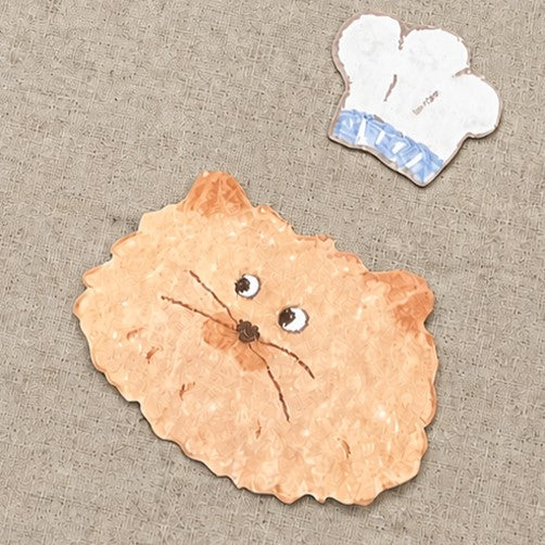 RAMZY - Stickers Amovibles Chat Pelucheux