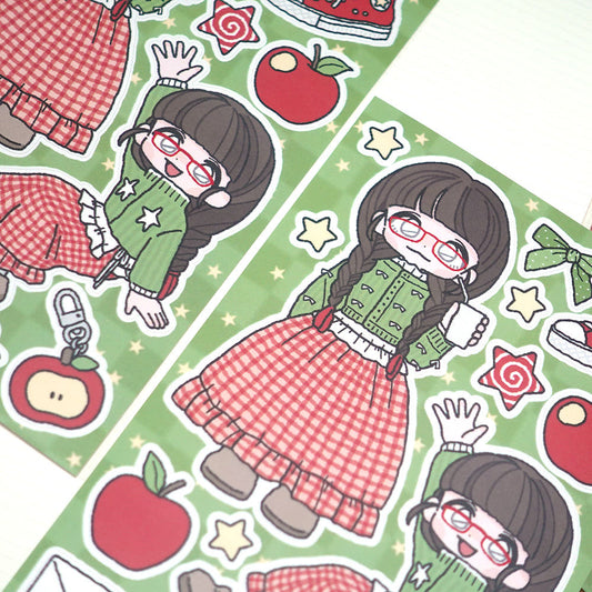 STUDIO FONDUE - Sticker Clip Club Apple Core