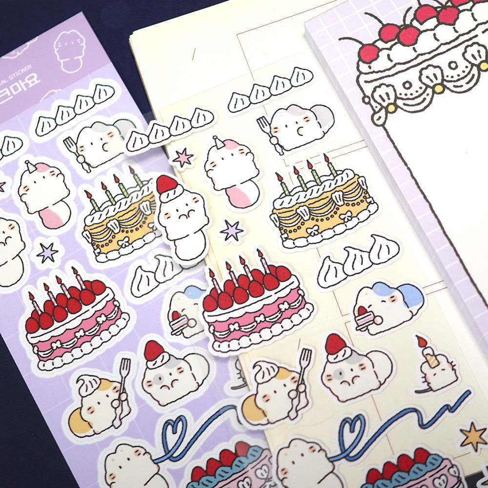 STUDIO FONDUE - Sticker Mayo & Le Gâteau