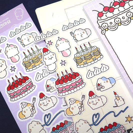 STUDIO FONDUE - Sticker Mayo & Le Gâteau