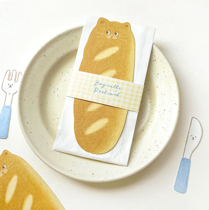 RAMZY - Postcard Cat Baguette
