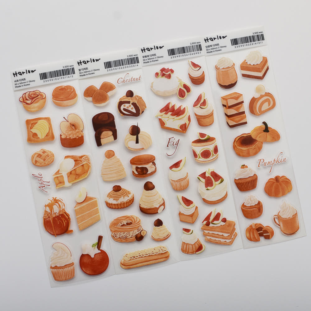 HARLOW - Sticker Desserts d'Automne