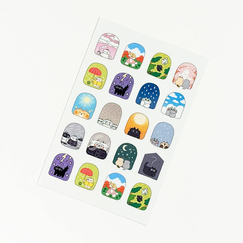 SEUMSEUM STUDIO - Sticker La Météo du Jour