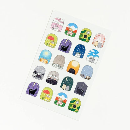 SEUMSEUM STUDIO - Sticker La Météo du Jour