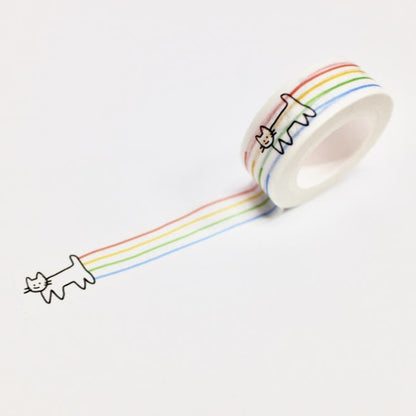 BS STORE - Masking Tape Chat Vole Au Vent