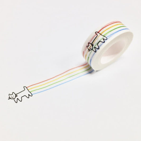 BS STORE - Masking Tape Chat Vole Au Vent