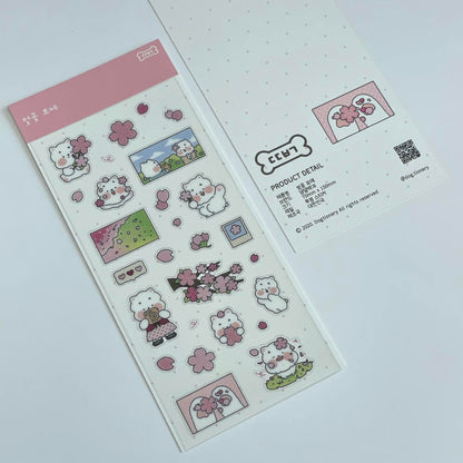 DOGTIONARY - Sticker Pome & Les Cerisiers