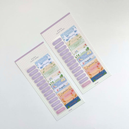 WINWON - Sticker Journaling Mois