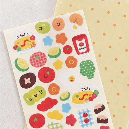 JJOKKOMICAT - Sticker Omurice