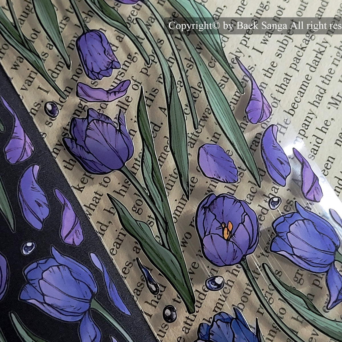BAEK SANGA - Sticker Tulipes Nocturnes