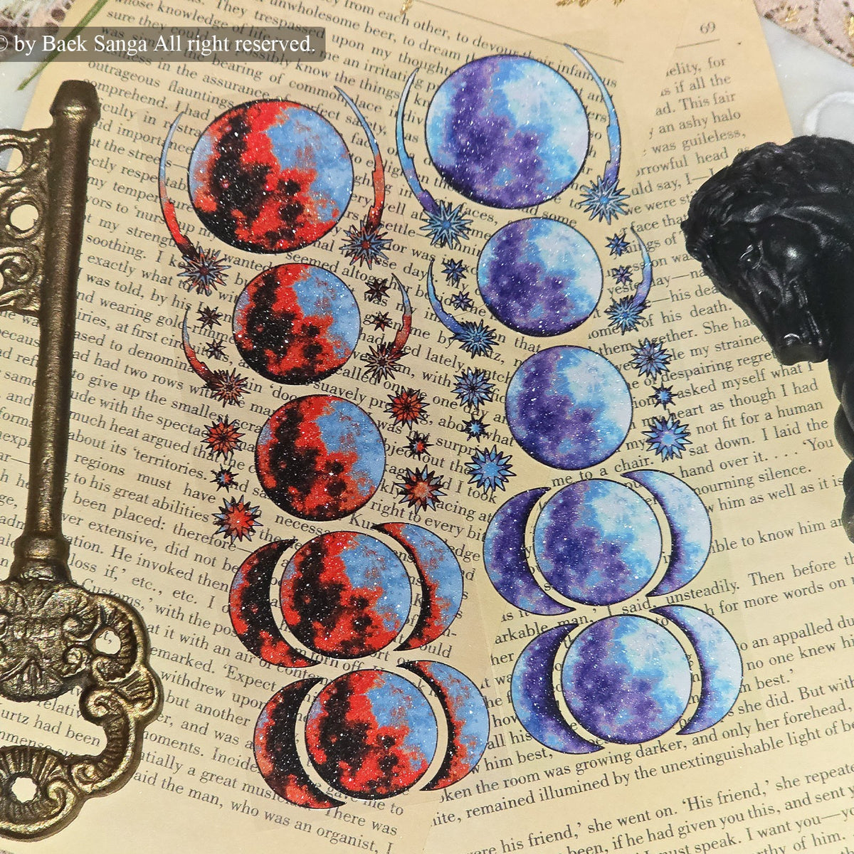 BAEK SANGA - Sticker La lune du Vide 🌙