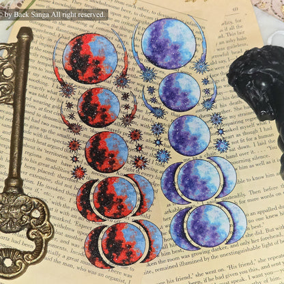 BAEK SANGA - Sticker La lune du Vide 🌙