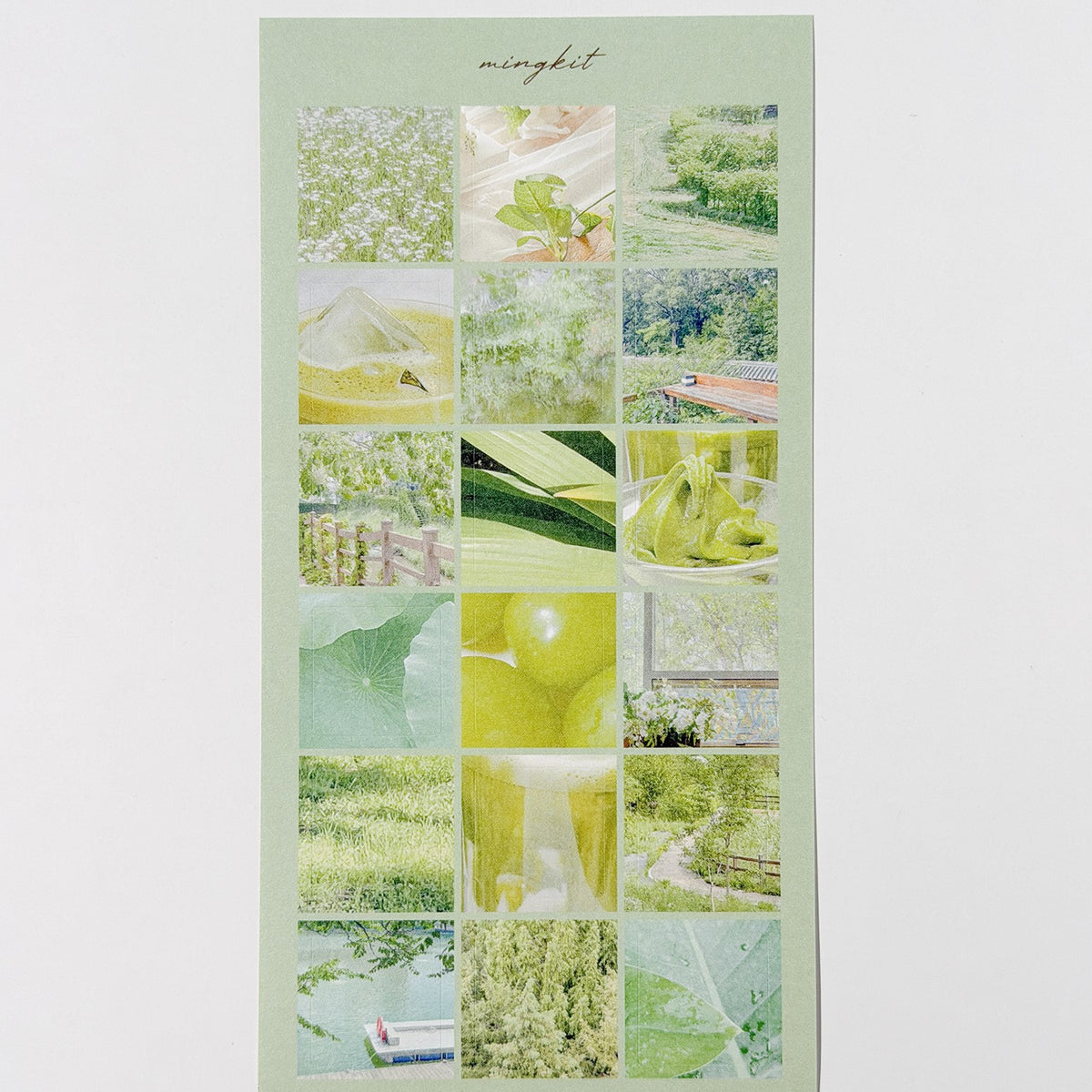 MING KIT - Sticker Vert Journaling