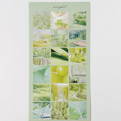 MING KIT - Sticker Vert Journaling