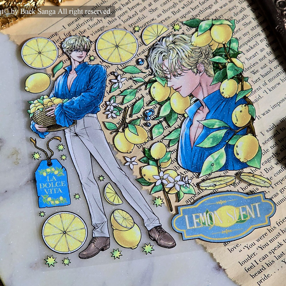 BAEK SANGA - Sticker La Parfum du Citron