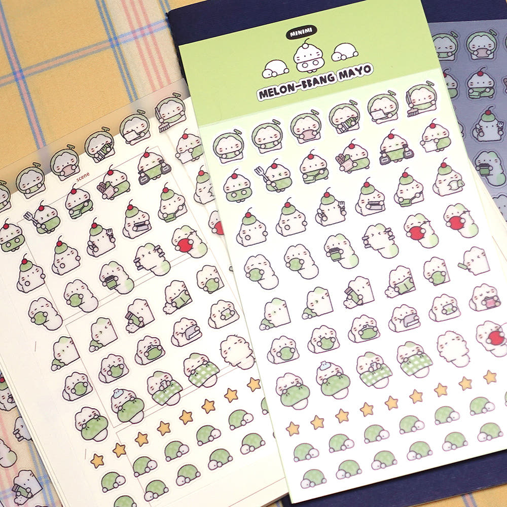STUDIO FONDUE - Sticker Minimi Mayo Pain Melon