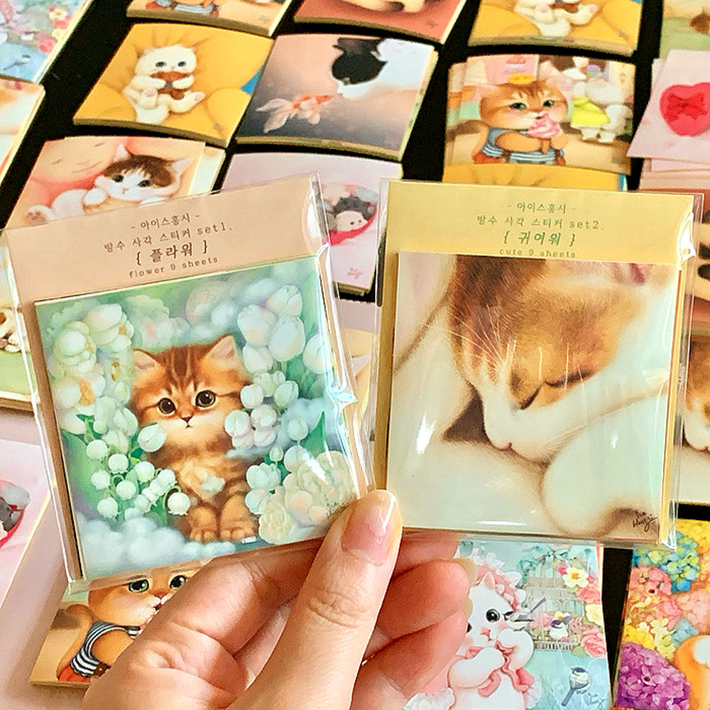 ICEHONGSI - Set de Stickers Étanches