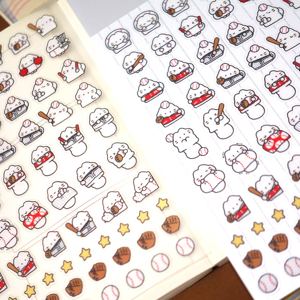 STUDIO FONDUE - Sticker Minimi Mayo & Le Baseball