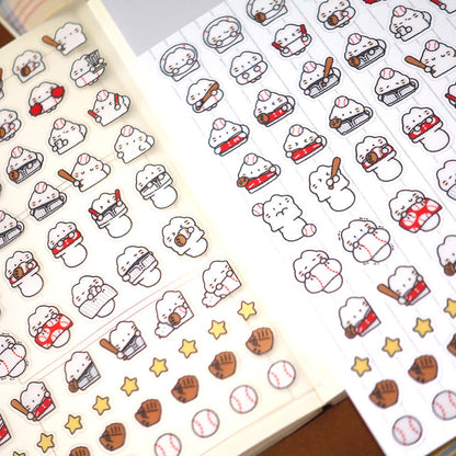 STUDIO FONDUE - Sticker Minimi Mayo & Le Baseball