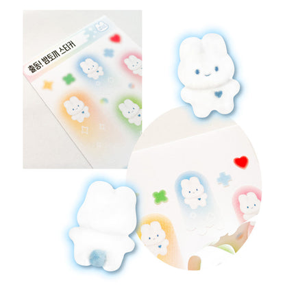HELLO I'M PIXY - Sticker En Avant, Lapin de Nuit !