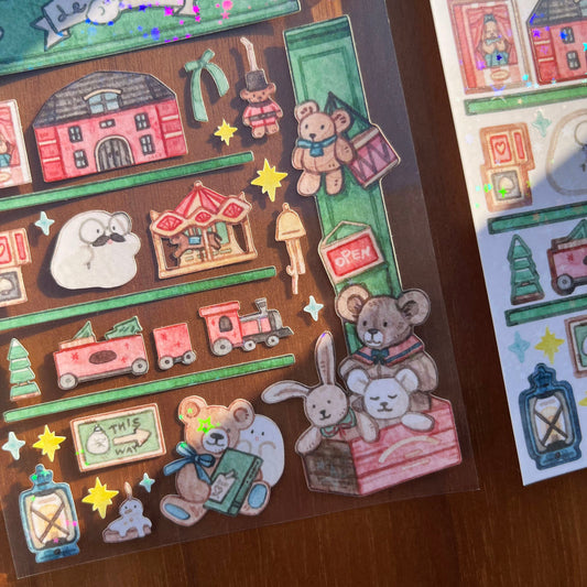 FROMTO STUDIO - Sticker Magasin de Noël 🎄