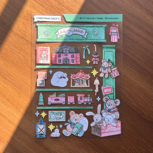 FROMTO STUDIO - Sticker Magasin de Noël 🎄