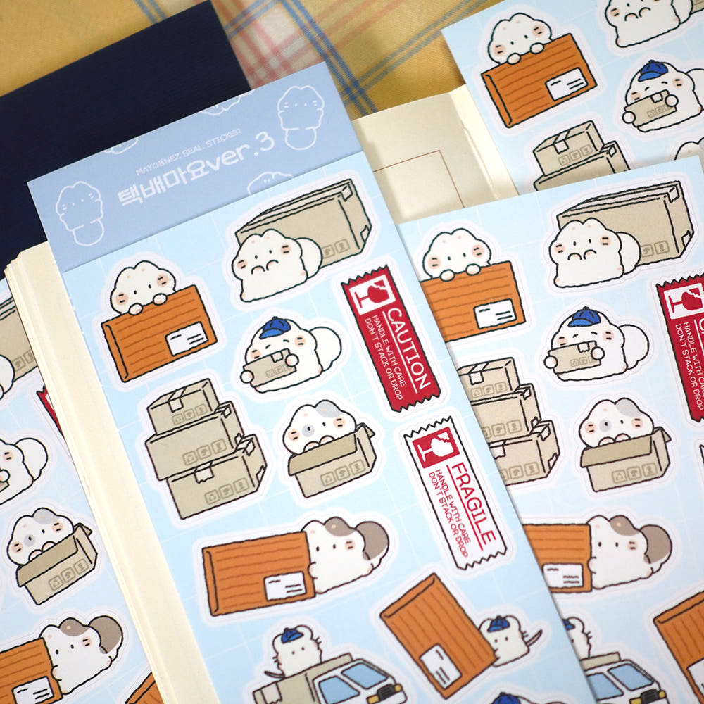 STUDIO FONDUE - Sticker Mayo Le Livreur
