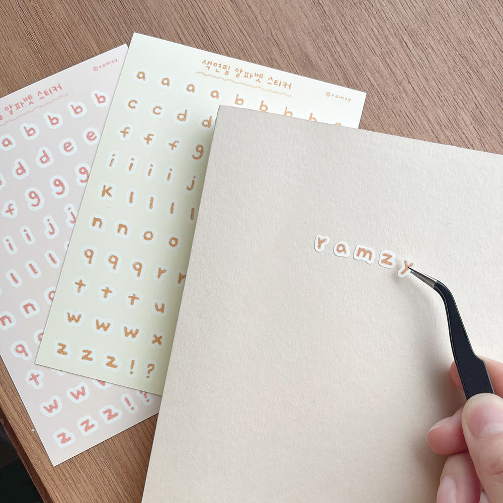 RAMZY - Sticker Alphabet