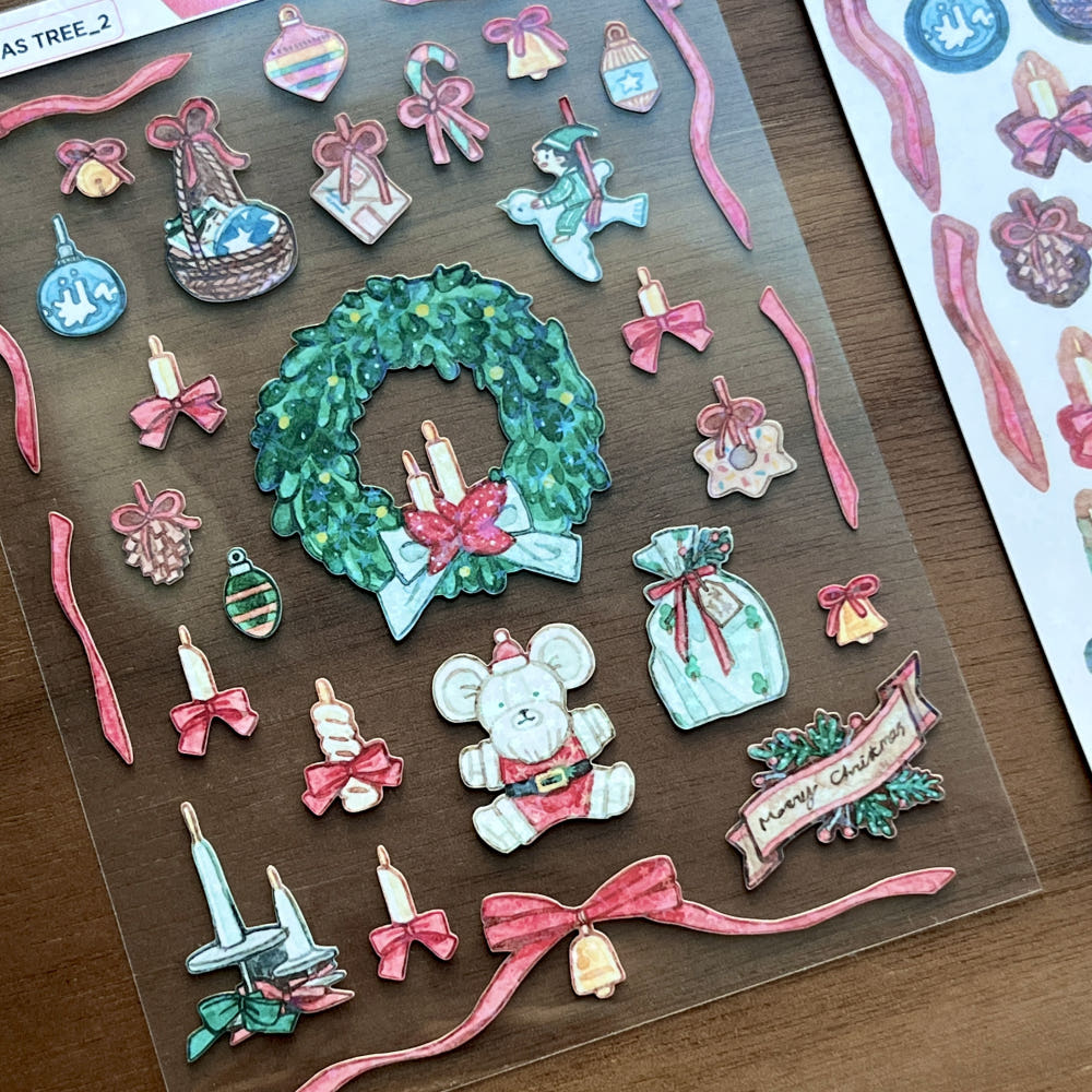 FROM TO STUDIO - Christmas Tree Sticker 2