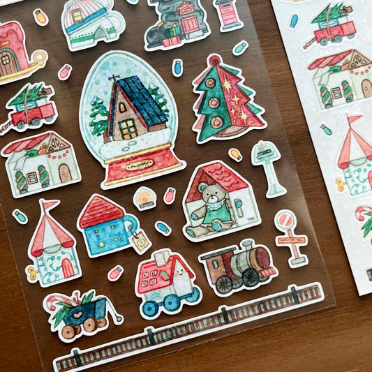 FROMTO STUDIO - Sticker Village de Noël