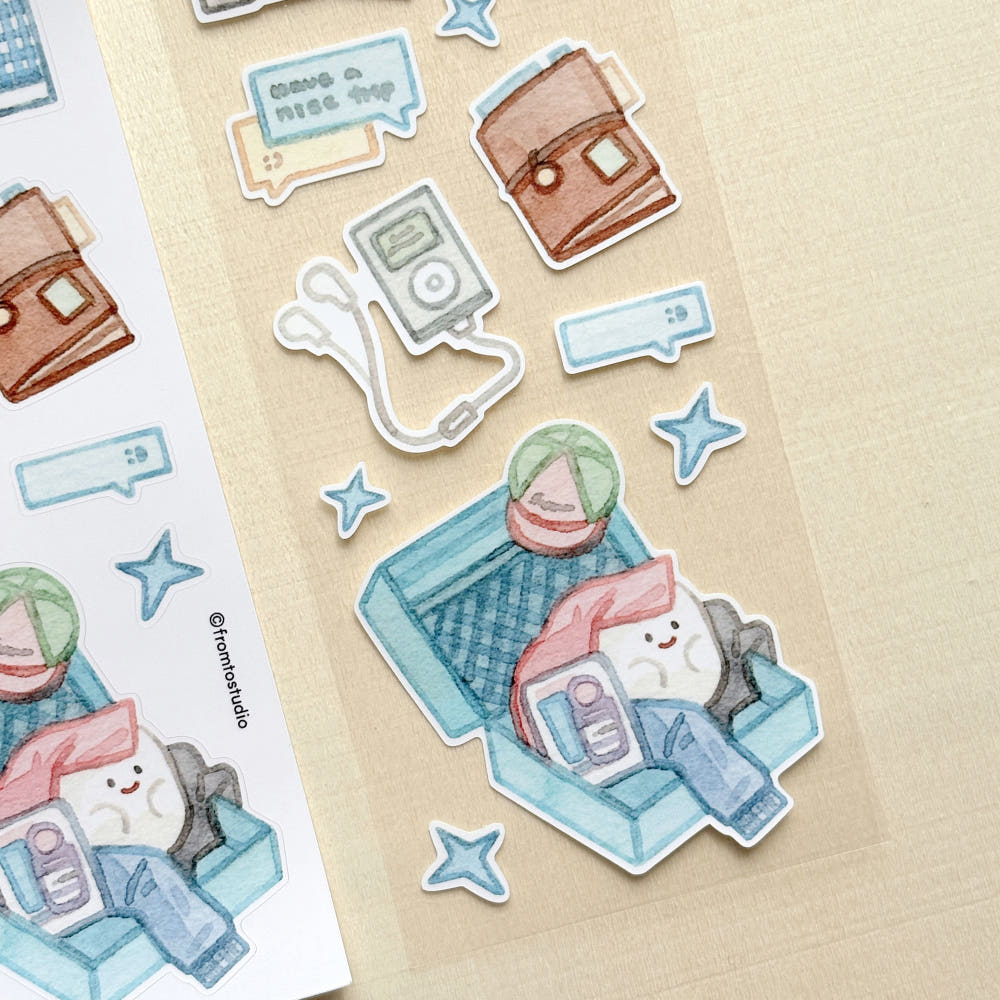 FROMTO STUDIO - Sticker Dans le Train