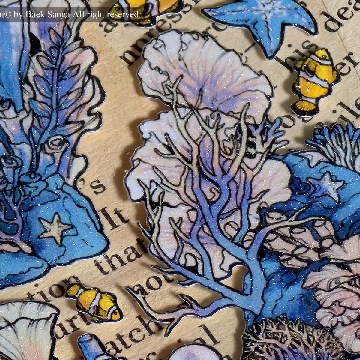 BAEK SANGA - Sticker La Forêt De Corail